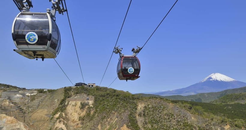 Tokyo:Sea of Mount Fuji, Hakone Ropeway, Ōwakudani, Enoshima - The 25-minute pirate ship cruise