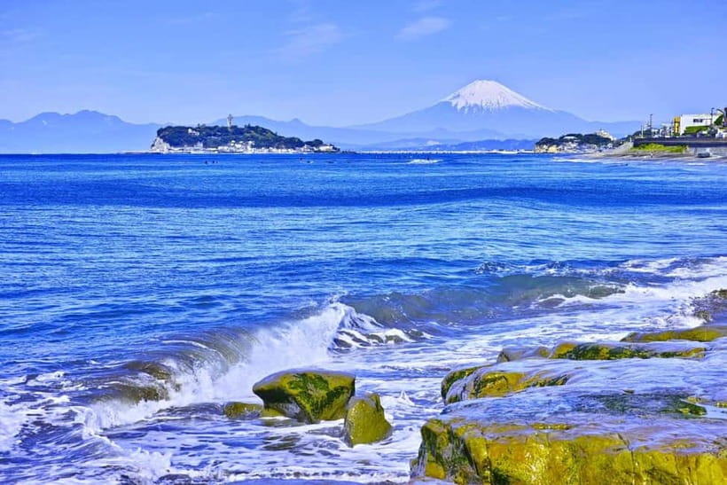 Tokyo:Sea of Mount Fuji, Hakone Ropeway, Ōwakudani, Enoshima - Owakudani’s steam and black eggs