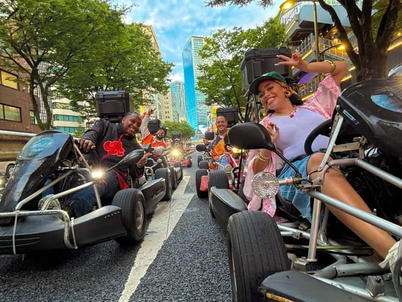 Tokyo: Shibuya and Shinjuku Streets Guided Go-Karting Tour - Harajuku, Kabukicho, and the return through Shinjuku