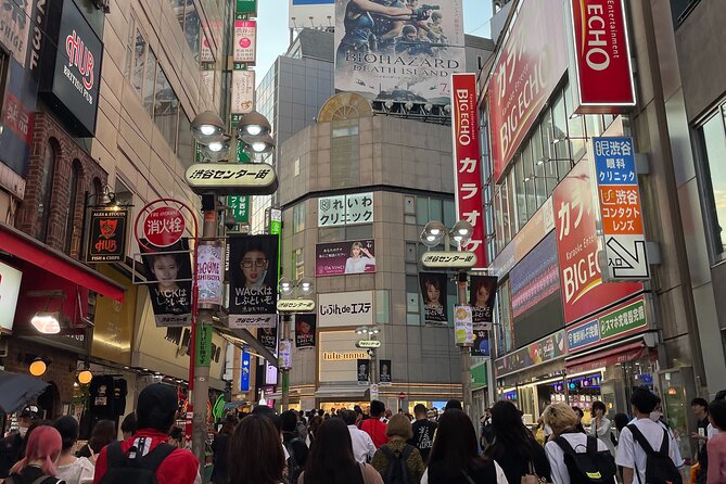 Tokyo: Shibuya Highlights Walking Tour - From bright signs to bars and restaurants