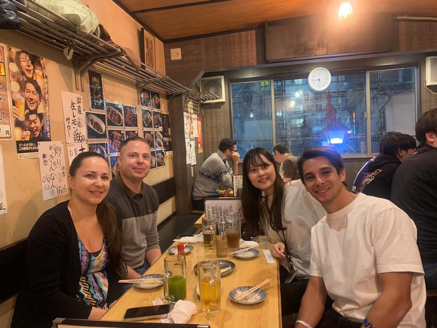 Tokyo: Shinjuku Bar Hopping & Karaoke Night Tour - Izakaya food, sake, and extra costs