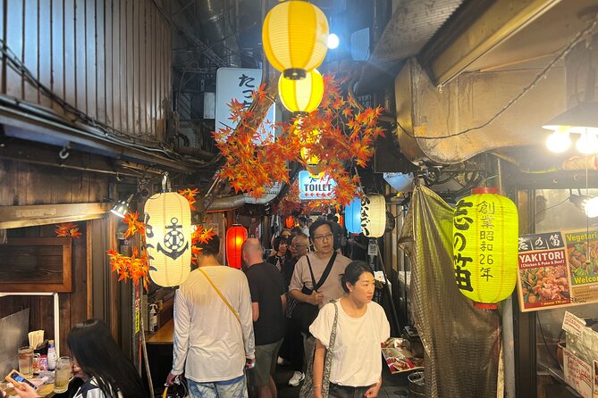 Tokyo: Shinjuku Food Tour (13 Dishes at 4 Local Eateries) - Omoide Yokocho: a narrow start with serious atmosphere