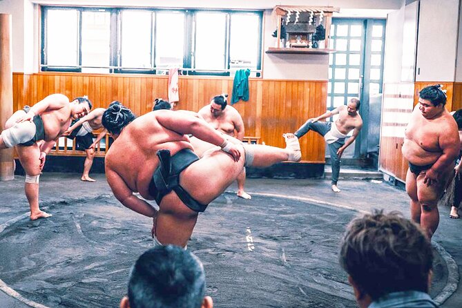 Tokyo: Sumo Morning Practice Viewing Tour at a Real Stable - Speaking with wrestlers after the session