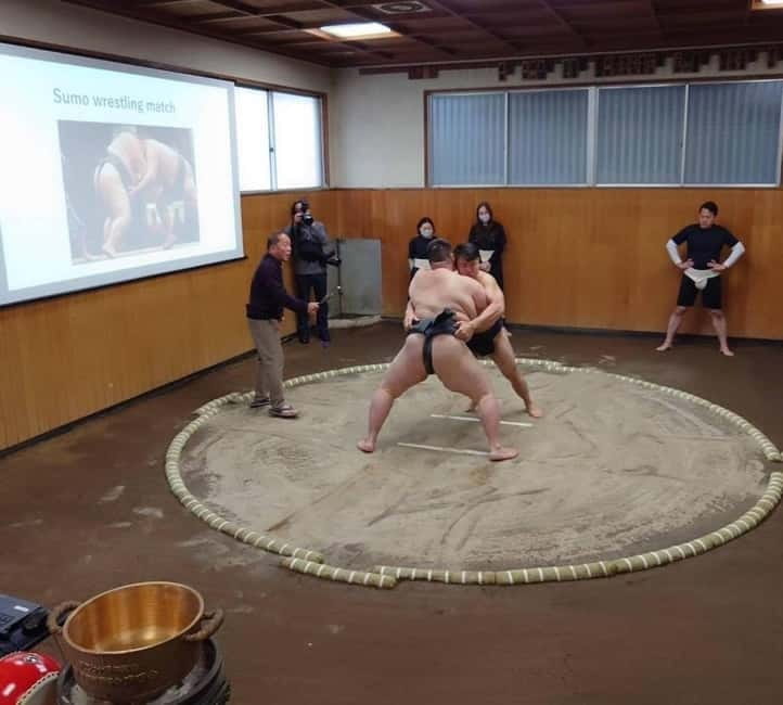 Tokyo: Sumo Show and Dining Experience - The main show, up close