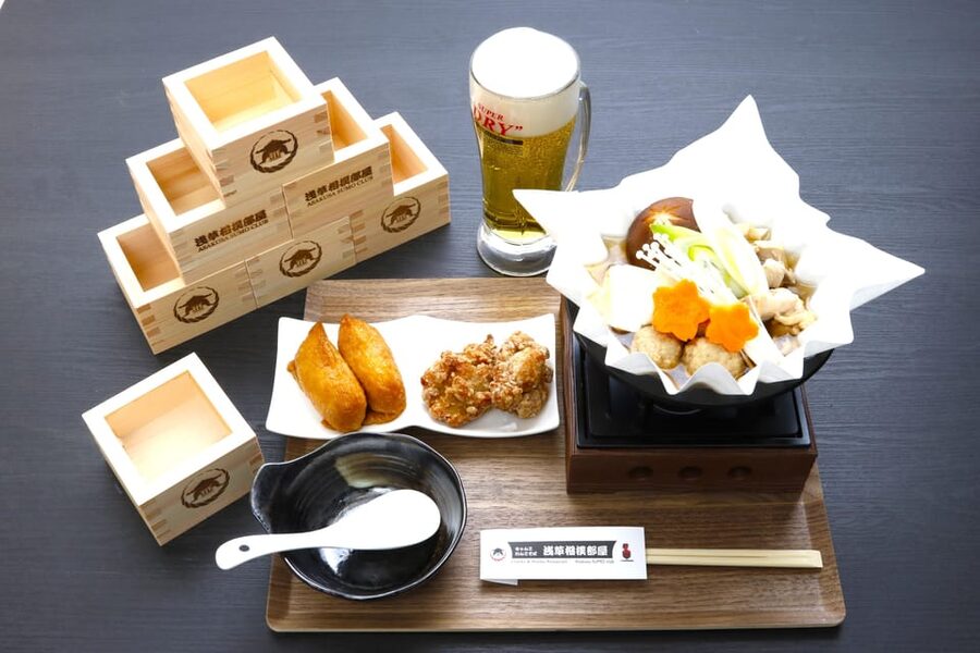Tokyo: Sumo Show Experience with Chicken Hot Pot and a Photo - Chicken chanko-nabe and the meal