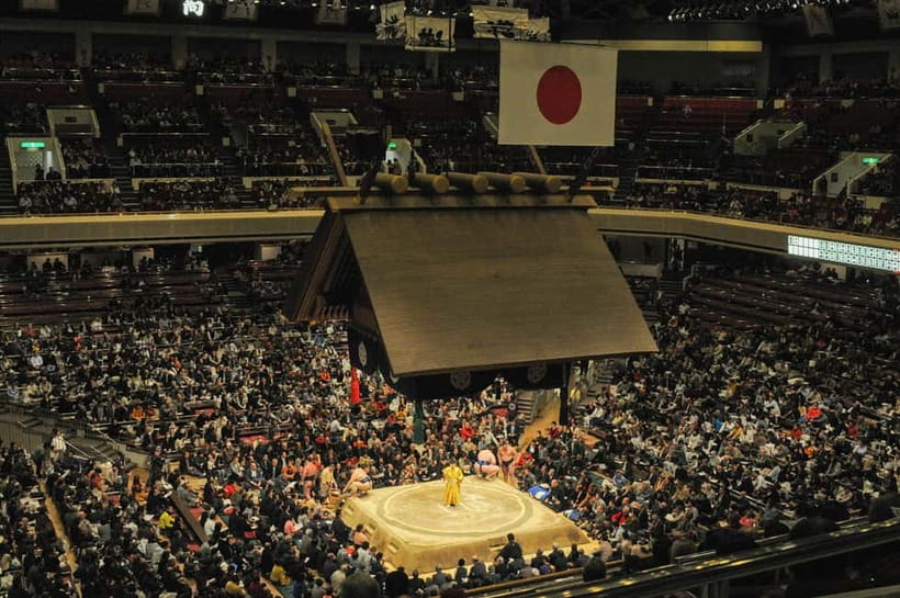 Tokyo: Sumo Tournament with Guide & Assigned Reserved Seat - Meeting near the sumo district