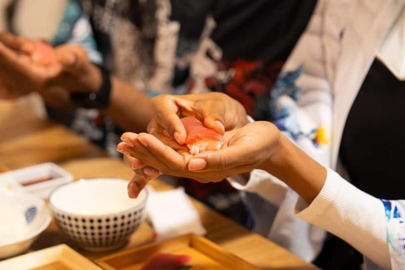 Tokyo: Sushi Making Class in a Happi Coat near a Famous Spot - Who should book this sushi class?