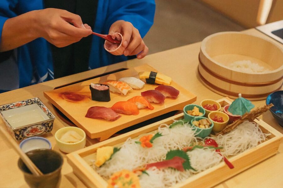 Tokyo: Sushi Making Class in a Happi Coat near a Famous Spot - The happi coat adds culture and a few good photos