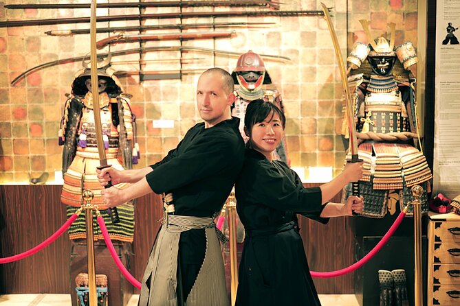 Tokyo Sword Experience - includes Museum Ticket/Ninja Experience - Getting dressed as a samurai in Asakusa