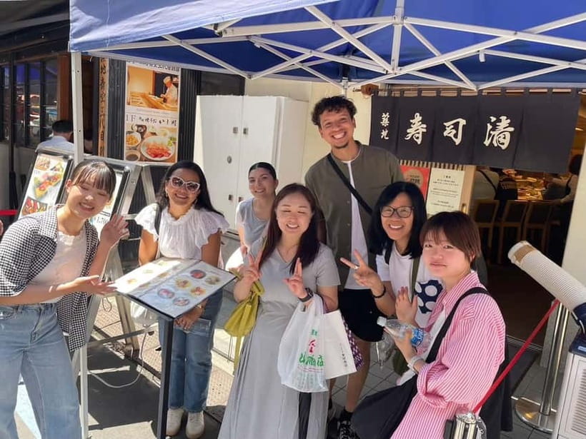 Tokyo: Tsukiji walk & sushi private tour with Uni Students - Tamagoyaki, sushi, and what you actually eat