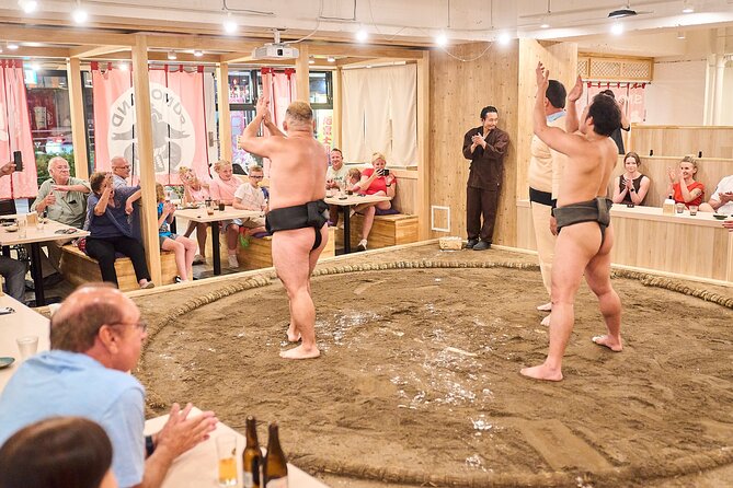 TokyoSumoShow, ChickenHotPot, and Mochi-Pounding by Pro Wrestlers - Who will enjoy this most