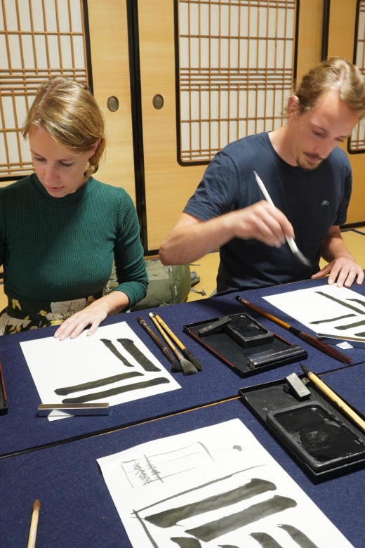 Try Mindful Calligraphy Near Kanazawa's Ninja Temple - Learning the tools before you write