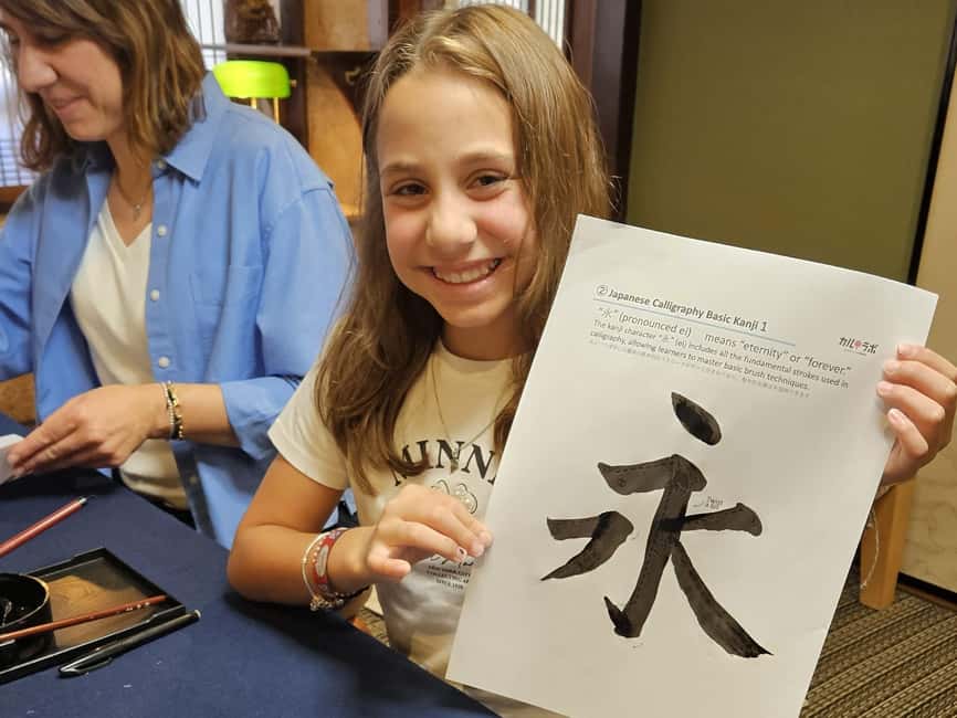 Try Mindful Calligraphy Near Kanazawa's Ninja Temple - Creating the final scroll or folding fan
