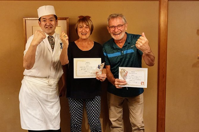 Tsukiji Fish Market Guided Tour and Sushi Making with Pro Chef - Learning six sushi forms with a professional chef