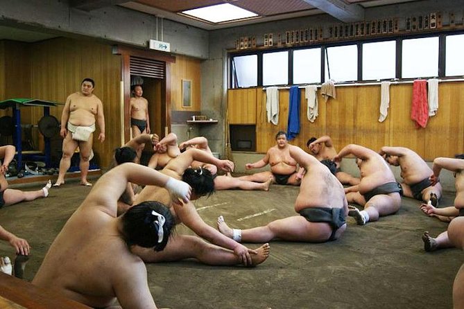 Watch Sumo Morning Practice at Stable in Tokyo - Photos With the Wrestlers